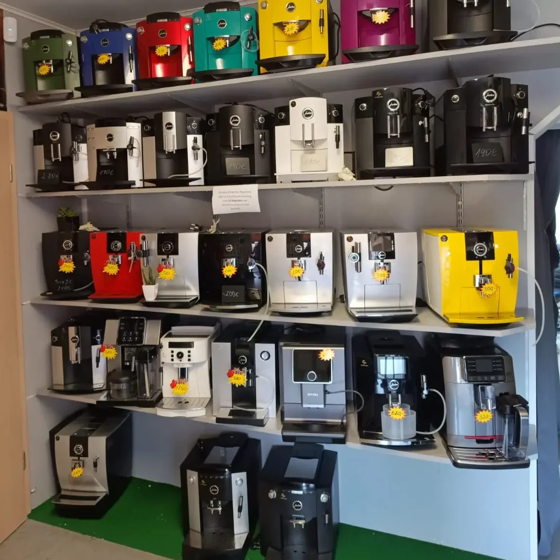 Nachhaltig gewartet und bereit für Ihren Kaffee! Neue refurbished Kaffeevollautomaten im Verkauf in Steinen